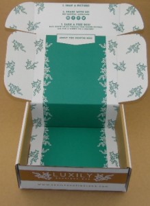 Luxily one color on white inside print