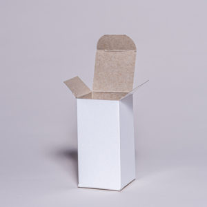 Reverse Tuck Folding Cartons 2 x 2 x 4 1000/Case White 