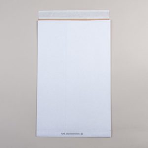 gusseted white Globe Guard envelope mailer 12.5x4x20